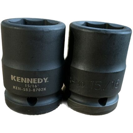 15/16" A/F IMPACT SOCKET 3/4" SQ DR