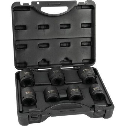 1in. Drive Impact Socket Set, 7 Piece