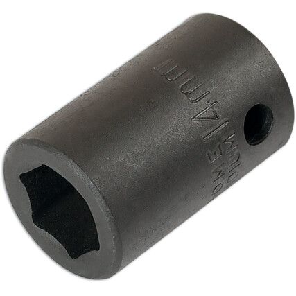 IMPACT SOCKET 1/2"D 14mm WITH RETAIL POS