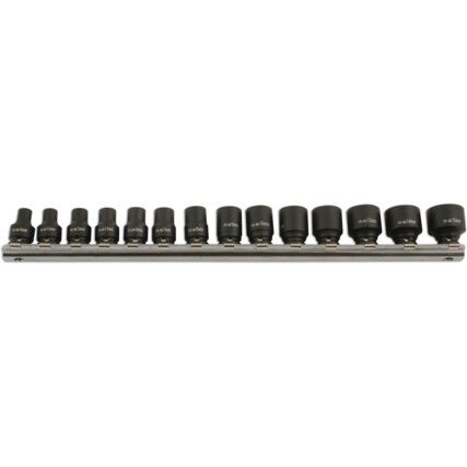 Impact Socket Set, 1/4inch Drive, 14 Pieces