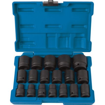 Impact Socket Set, 1/2inch Drive, 18-Piece