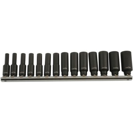 Deep Impact Socket Set, 1/4inch Drive, 14-Piece