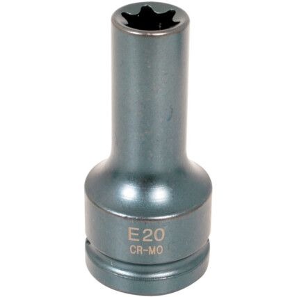 Impact Star Socket, 3/4inch Drive, E20