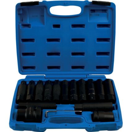 Impact Bit & Socket Set, 3/4inch Drive & 1inch Drive, 16-Pieces