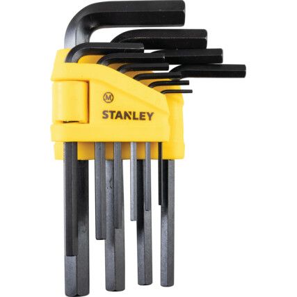 0-69-253, Hex Key, L-Handle, Hex, Metric, 1.5-10mm, 10-piece