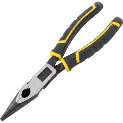 Needle Nose Pliers, Smooth, Carbon Steel, 250mm