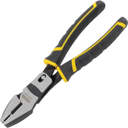 Combination Pliers, Compound Action, Serrated, Carbon Steel, 215mm