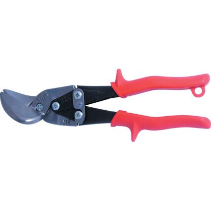 Manual Aviation Snips, Cut Left/Straight, Blade Molybdenum Steel