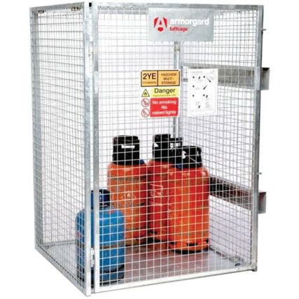 COLLAPSIBLE GAS CAGE 1300x1240x1800mm - TUFFCAGE