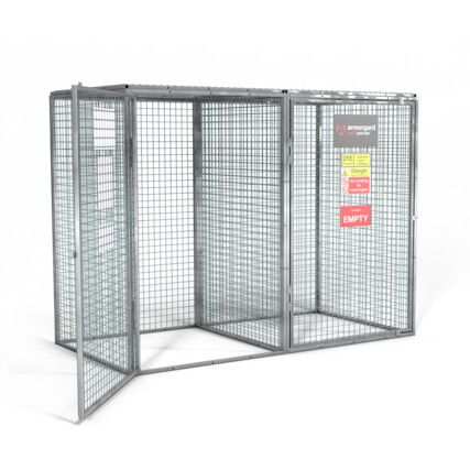 GGC66 Galvanised Security Cage For Storing Gas Cylinders