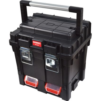 Tool Box, Impact Resistant Plastic, (L) 495mm x (W) 445mm x (H) 350mm