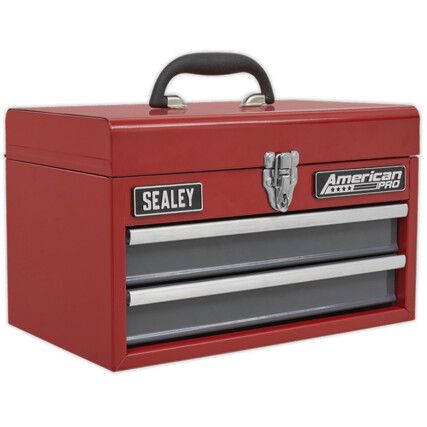 American Pro, Tool Box, Steel, (L) 360mm x (W) 230mm x (H) 230mm