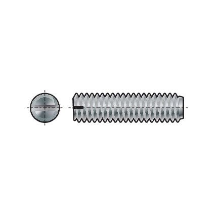 M6x16 SLOTTED SET SCREW CUP POINT A1/A2