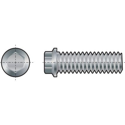 M5x10 HEX HEAD BOLT SELF LOCKING FLANGE (GR-90)