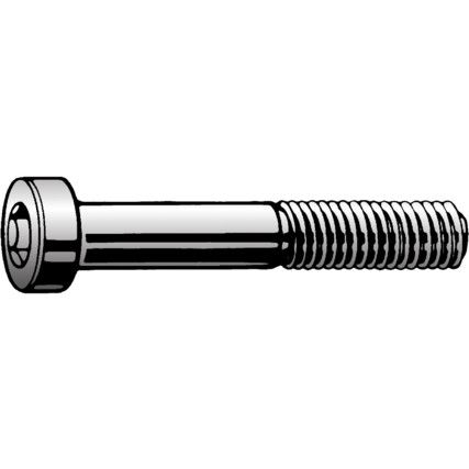 M8 x 16mm Socket Head Cap Screw, Metric, A2 Stainless