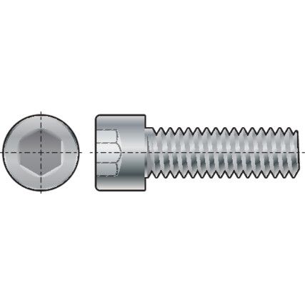 M3 x 25mm Socket Head Cap Screw, Fully Threaded, GR-12.9, Pack of 200