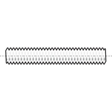 M5x1M THREADED ROD NYLON PA (GR-6.6)