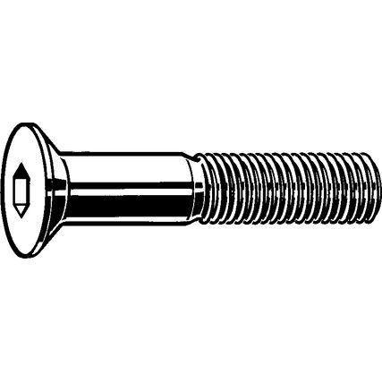 M5 Hex Socket Countersunk Screw, A2 Stainless, Material Grade 70, 75mm, DIN 7991