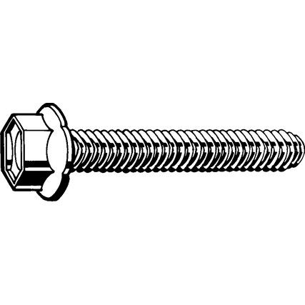 M5x8 HEX HEAD SET SCREW FLANGED A2 (GR-70)