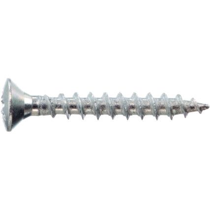 3.5x16mm POZI RSD CSK CHIPBOARD SCREW A2 (BX-200)