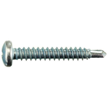 ST4.8x22mm SELF-DRILL CROSS PAN HEAD SCREW A2