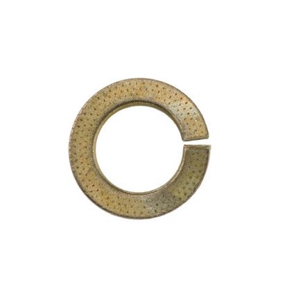 M5 LOCKING EDGE WASHER PROFILED - ZINC & YELLOW DIN 128A