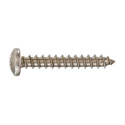 3.5x25mm SECURITY CROSS PAN TAP SCREW WITH PIN A2 