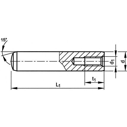 5x32mm METRIC EXTRACTABLE DOWEL PIN C/W AIR FLAT