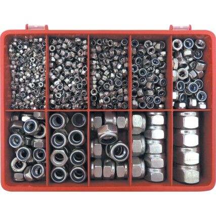 METRIC NYLON INSERT NUT KIT A2 AVG-890PC