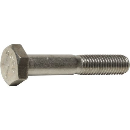 M10x100 A2 HEX HEAD BOLT DIN931, Box of 50