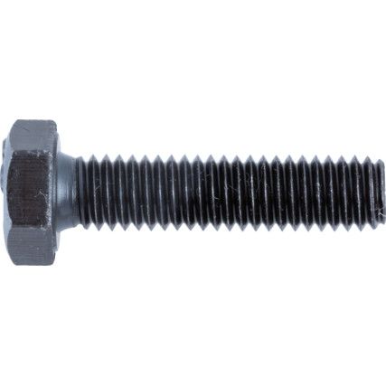 Hex Head Set Screw, M6x25, Steel, Material Grade 8.8