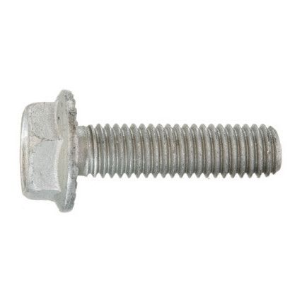 M8x30 HEX HEAD SET SCREW SERRATED FLANGE BZP (GR-8.8)