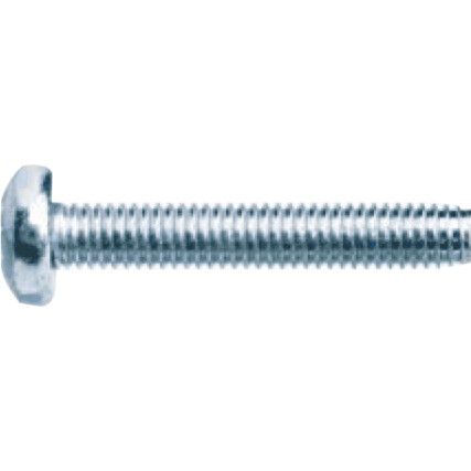 M4 x 16 POZI PAN THREAD FORMING SCREWS BZP