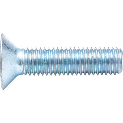 M4 X 25 MS POZI CSK MACHINE SCREW BZP