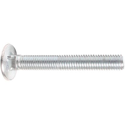 M6x50 A2 CUP SQUARE / COACH /CARRIAGE BOLT DIN603, Box of 100