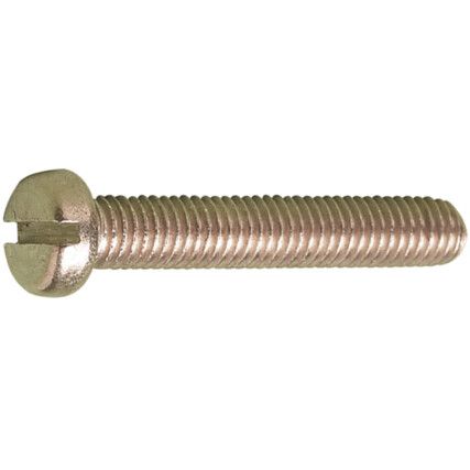 M4x12 BRASS SLOT CHEESE HEADSCREW DIN84, Box of 200