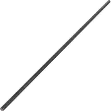 Threaded Rod, Mild Steel Studding, Steel, 4.8, Plain, M20 x 1000mm