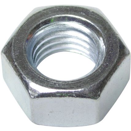 M20 GR-10 HEX FULL NUT BZP DIN934, Box of 100