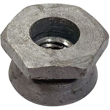 M12 CL-4 HEX WELD NUT STANDARDCOLLAR S.COLOUR DIN929, Box of 100