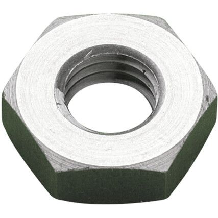 1.1/2in. UNF BRIGHT MILD STEEL HEXLOCK NUT BS1768, Box of 5