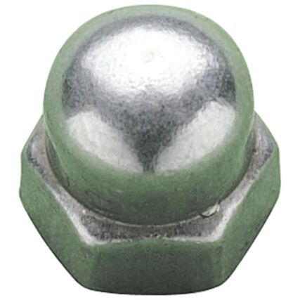 M6 A2 DOME NUT DIN1587, Box of 500