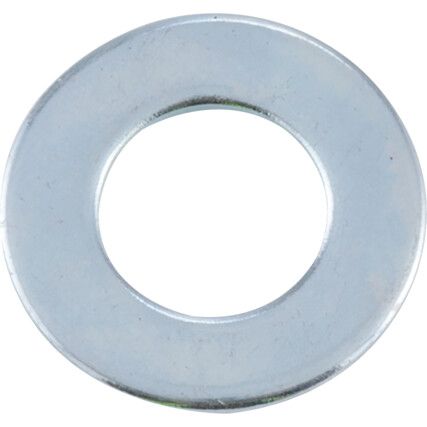 Plain Washers, M6, Steel, Zinc Plated