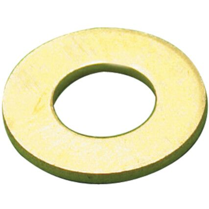 6mm-OBA-1/4in. TABLE-1 BRASS WASHERBS3410, Box of 1000