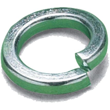 7/16in. SQUARE SECTION SPRING WASHER BZP DIN7980, Box of 1000