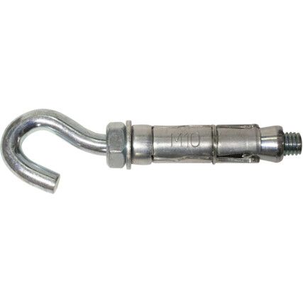 M8 EYE BOLT SHIELD ANCHOR BZPFORGED TYPE, Box of 50