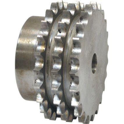 3TR09 3/8" TRIPLEX SPROCKET PILOT BORE