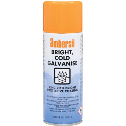 Bright, Cold Galvanise Repair Aerosol, 400ml