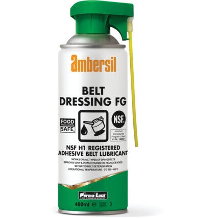 Belt Dressing FG, Adhesive Belt Lubricant, Bottle, 400ml