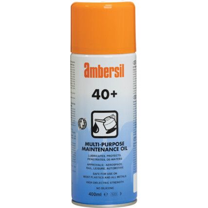 40+, Multi-Purpose Maintenance Oil, Aerosol, 400ml