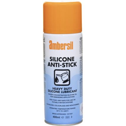 Anti-Stick, Silicone Lubricant, Aerosol, 400ml